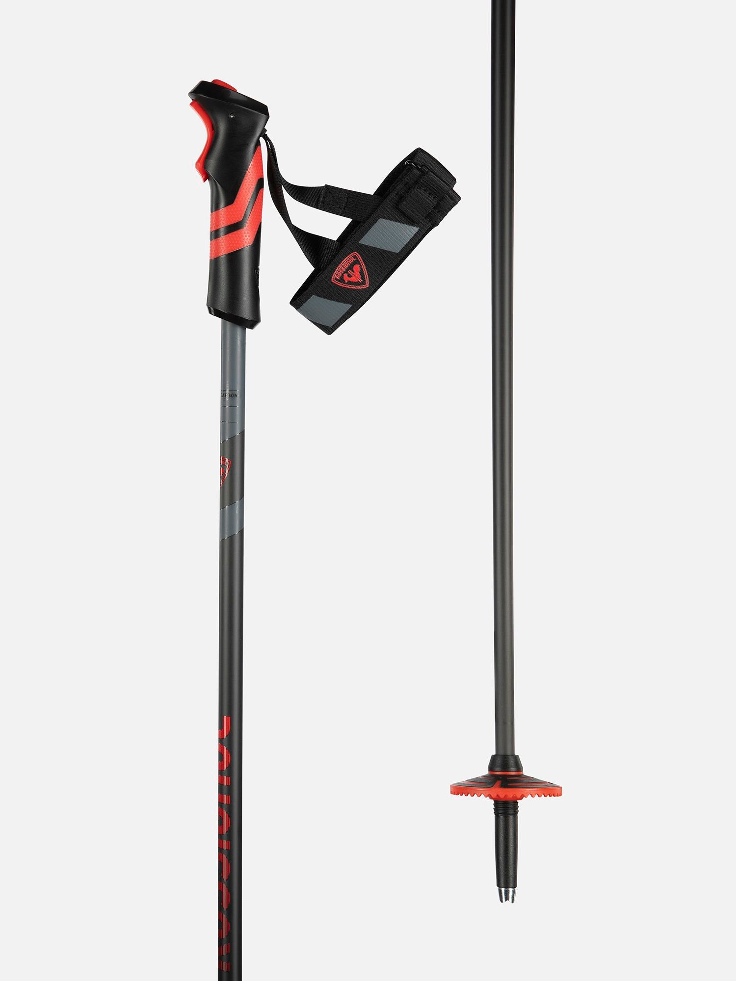 Kije narciarskie ROSSIGNOL Tactic Carbon Clip Red Czerwony
