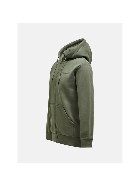Bluza Peak Performance M Original Small Logo Zip zielony - Adventure Sports
