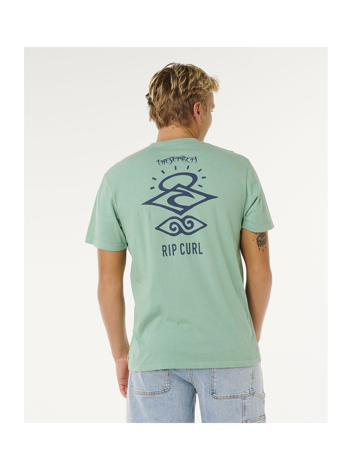 Koszulka męska RIP CURL Search Icon Tee zielona