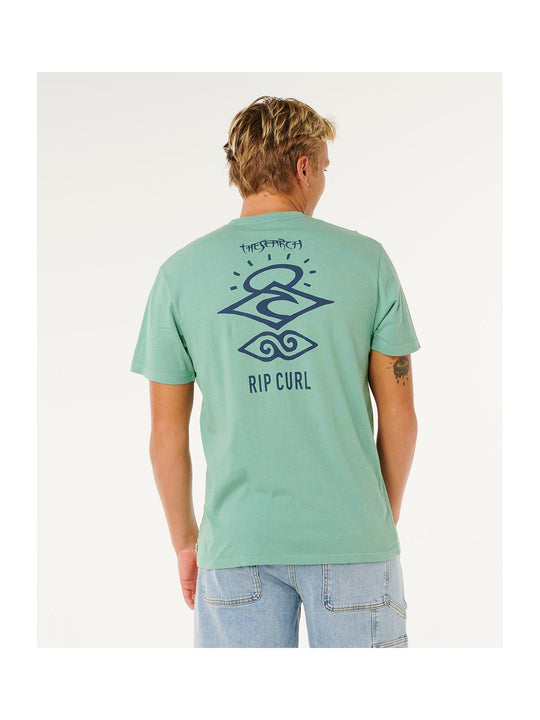 Koszulka męska RIP CURL Search Icon Tee zielona
