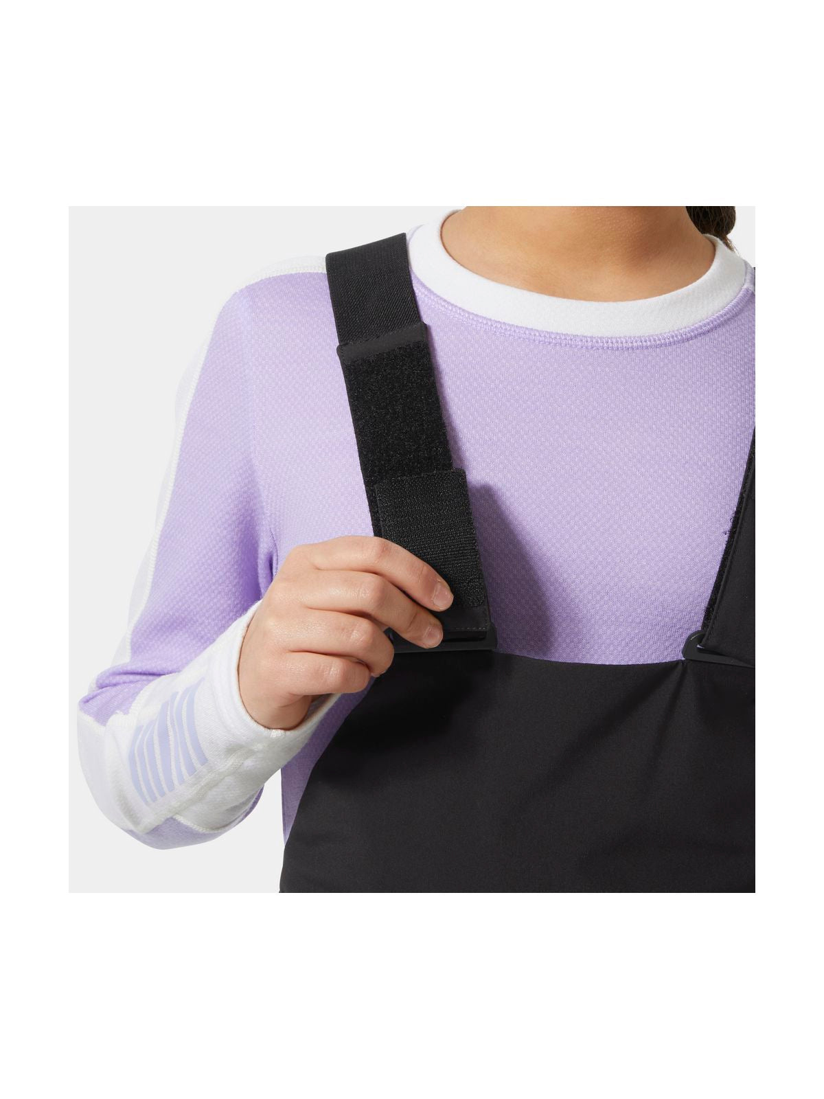 Spodnie narciarskie dziewczęce HELLY HANSEN JR GIRL STELLAR BIB PANT czarne