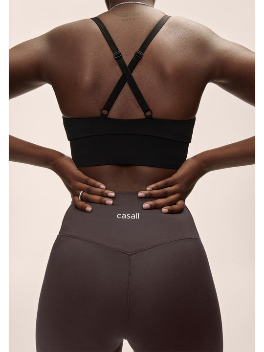 Spodnie damskie CASALL Flare High Waist Pant kolor szary
