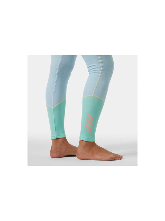 Legginsy damskie HELLY HANSEN W Lifa Merino Midweight Pant kolor niebieski
