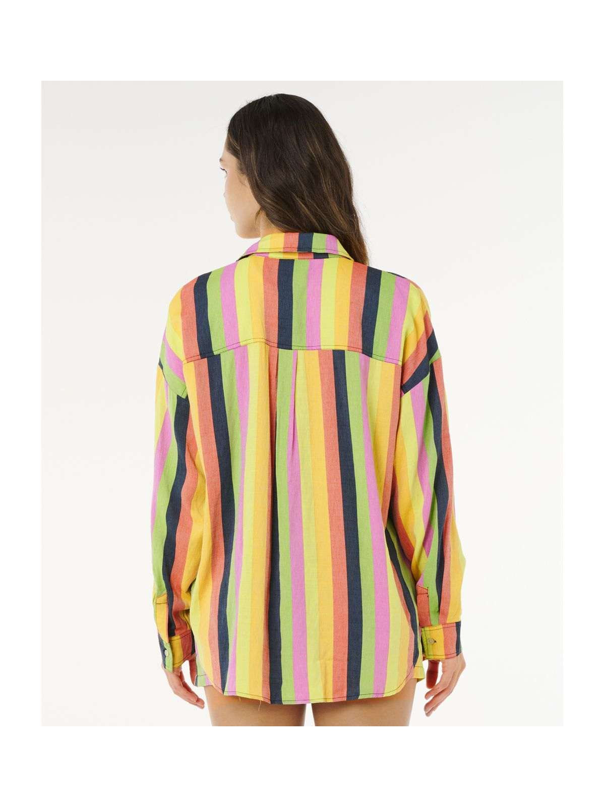 Koszula damska RIP CURL Neon Stripe Relaxed Shirt multikolor