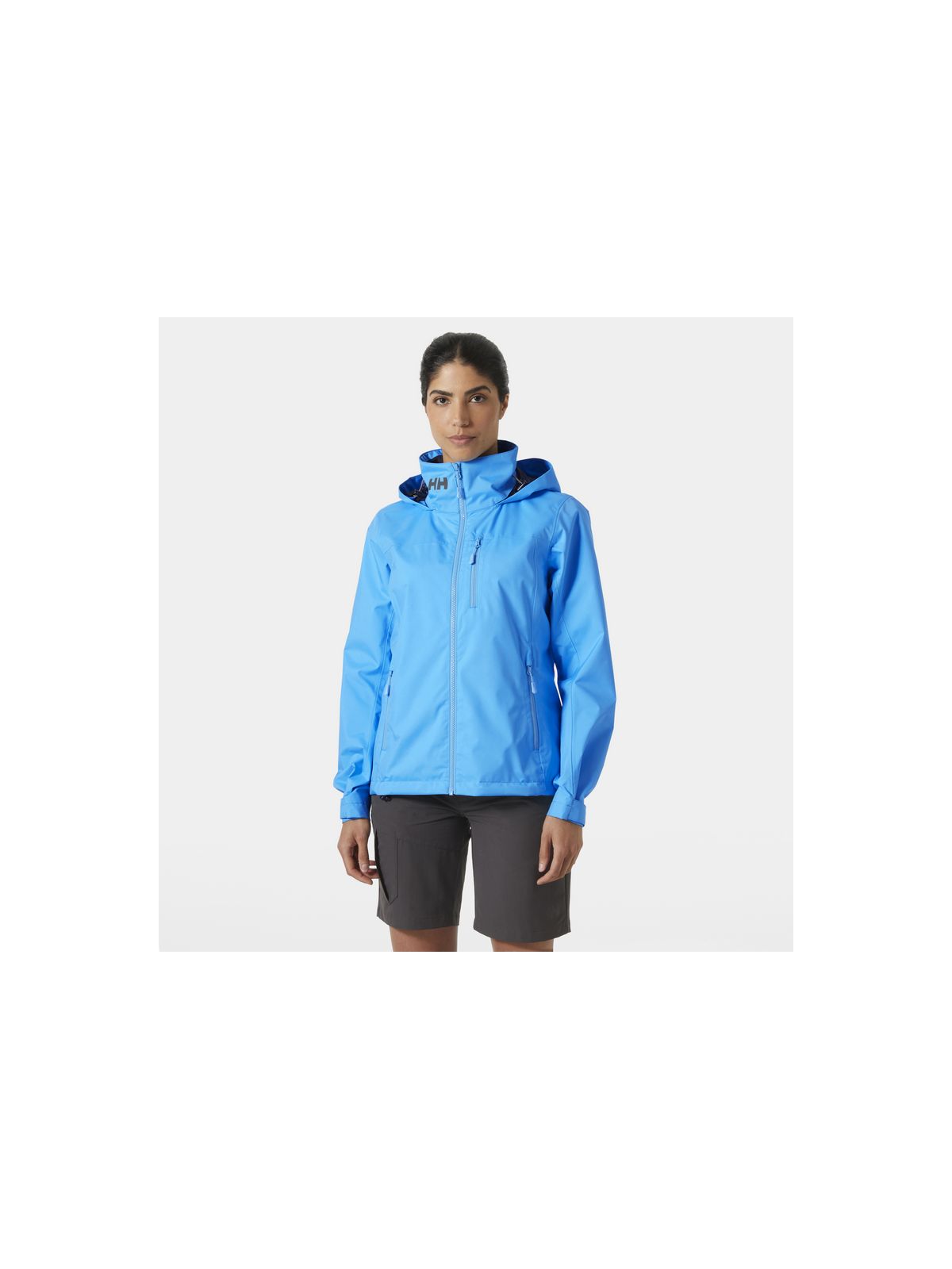 Kurtka HELLY HANSEN W CREW HOODED JACKET niebieski - Adventure Sports