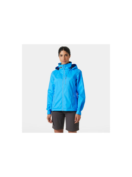 Kurtka HELLY HANSEN W CREW HOODED JACKET niebieski - Adventure Sports
