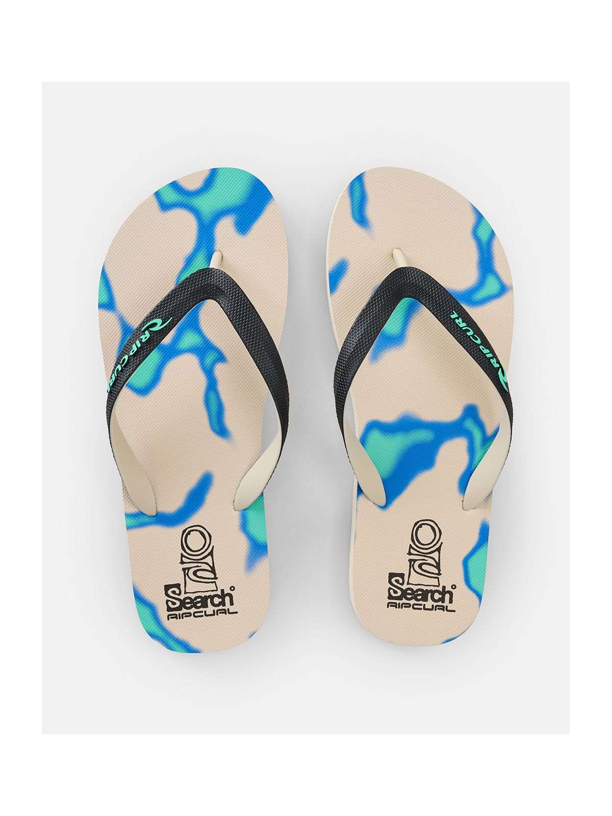 Japonki męskie RIP CURL Sessions Bloom Open Toe szare