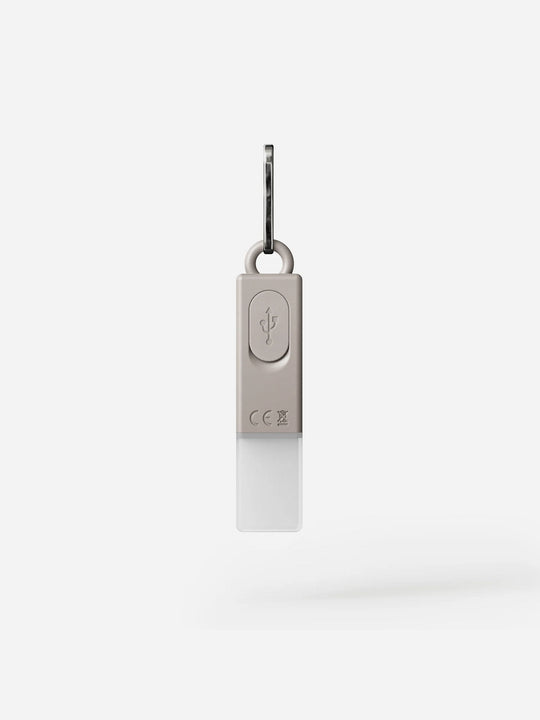 Zawieszka świecąca BOOKMAN Lightstick Sand Gray
