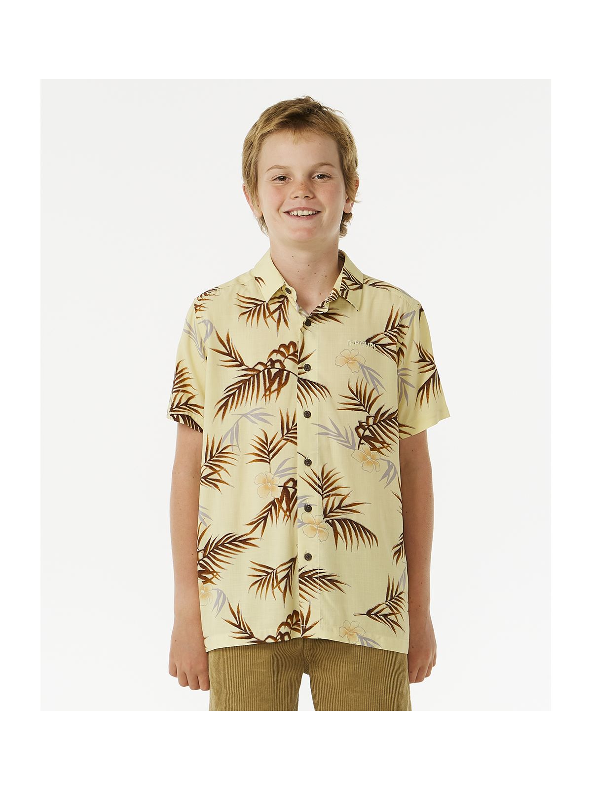 Koszula RIP CURL Surf Revival S/S Shirt Boy żółty - Adventure Sports