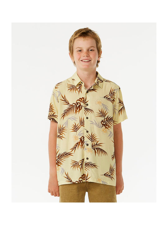 Koszula RIP CURL Surf Revival S/S Shirt Boy żółty - Adventure Sports
