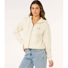 Bluza damska RIP CURL Poolside Zip Thru Relaxed Hood beżowa
