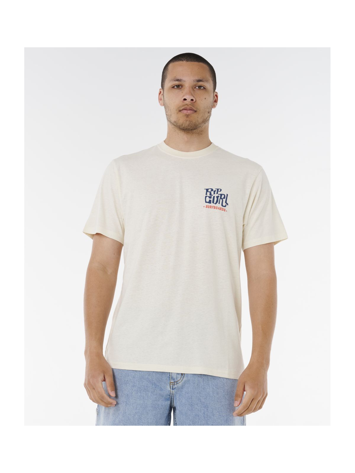 Koszulka RIP CURL SHAPER ADDRESS TEE beżowa