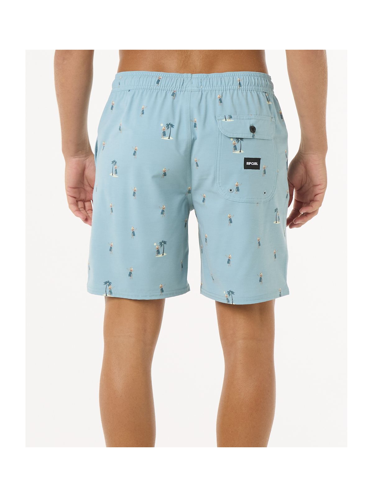 Szorty kąpielowe męskie RIP CURL Hula Breach Volley niebieskie