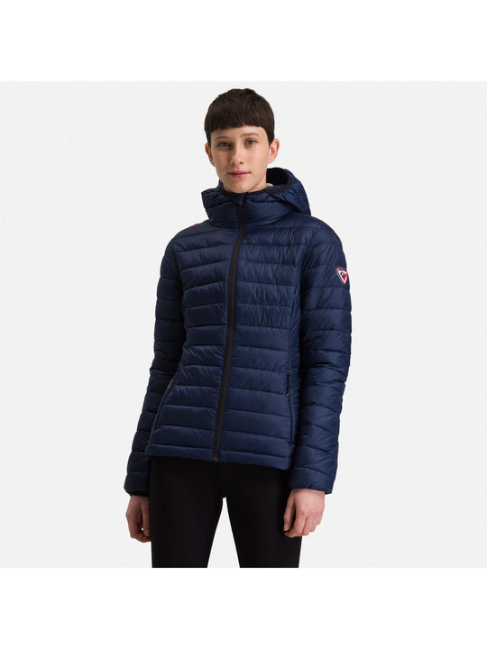 Kurtka Rossignol damska W Rossi Hood Jkt granatowy - Adventure Sports
