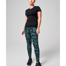 Legginsy CASALL Essential Tights Printed zielony
