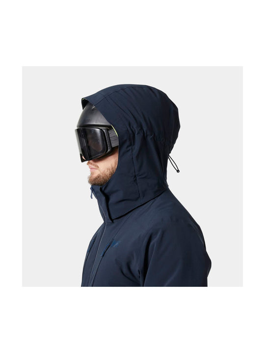 Kurtka narciarska męska HELLY HANSEN ALPHA 4.0 JACKET granatowa
