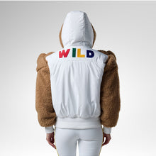Kurtka narciarska damska ROSSIGNOL W Jcc Teddy Hoodie Jacket biała
