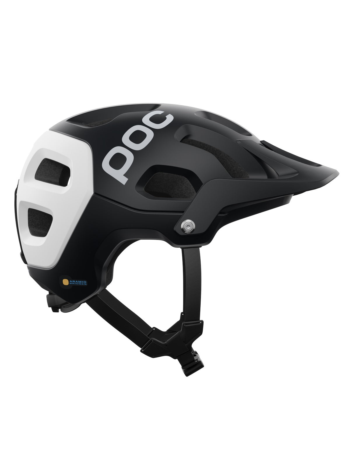 Kask rowerowy POC TECTAL RACE MIPS - czarno biały - Adventure Sports