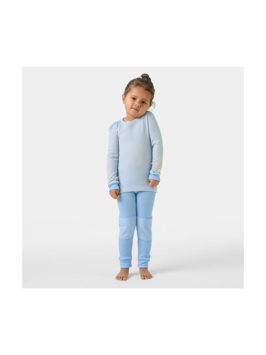 Bielizna termiczna dziecięca HELLY HANSEN K LIFA MERINO SET niebieska
