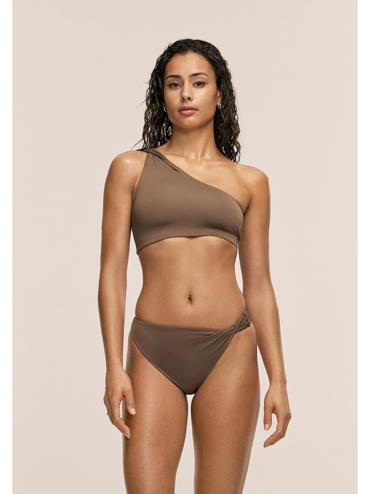 Stanik kąpielowy CASALL Twist Bikini Top kolor zielony