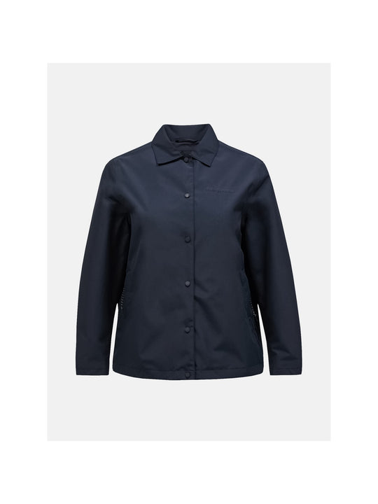 Kurtka Peak Performance W 2L Coach Jacket czarny - Adventure Sports
