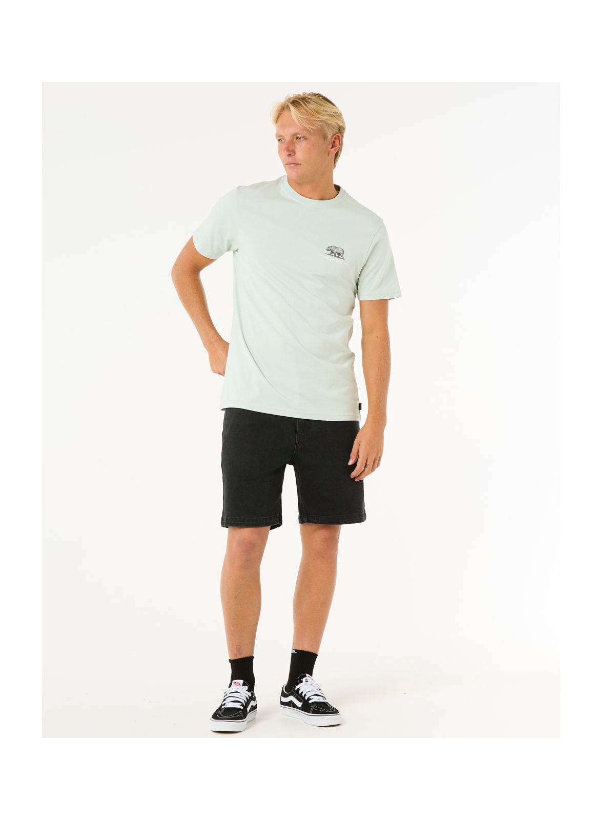 Koszulka RIP CURL Desti Animals Tee zielony