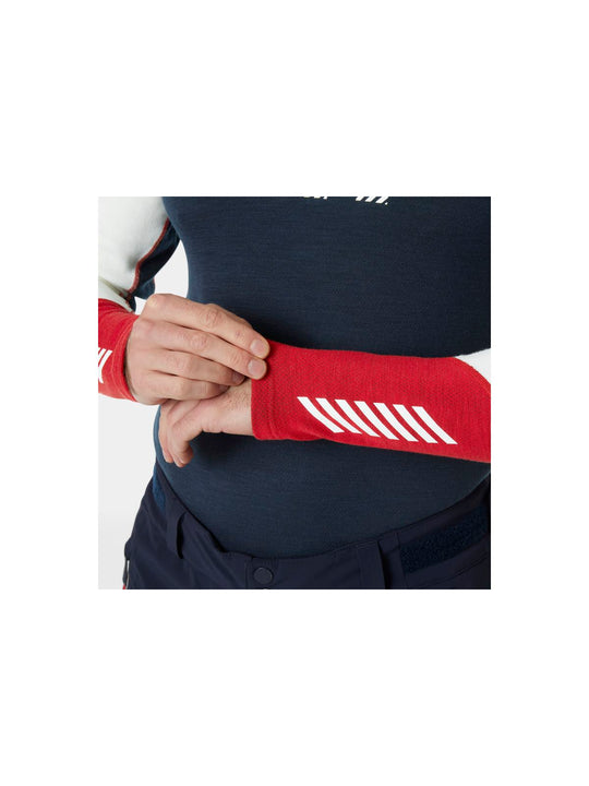 Koszulka Helly Hansen Lifa Merino Midw Logo biały - Adventure Sports
