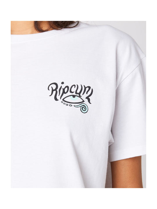 Koszulka RIP CURL Paradiso Crop Tee biały - Adventure Sports
