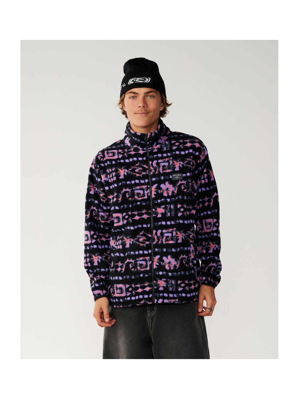 Polar męski RIP CURL Sessions Polar męski Fleece czarny