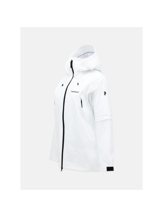Kurtka na narty damska Peak Performance W Edge Insulated Jacket biały - narciarska - Adventure Sports

