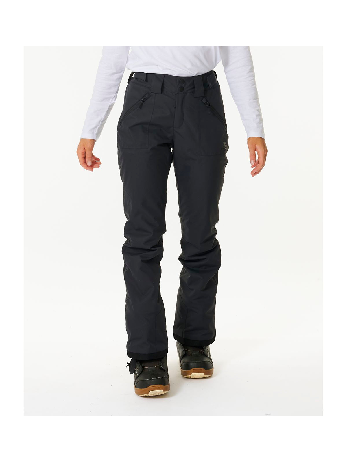 Spodnie narciarskie RIP CURL Rider High Waist Pant 10K/10K czarny - Adventure Sports