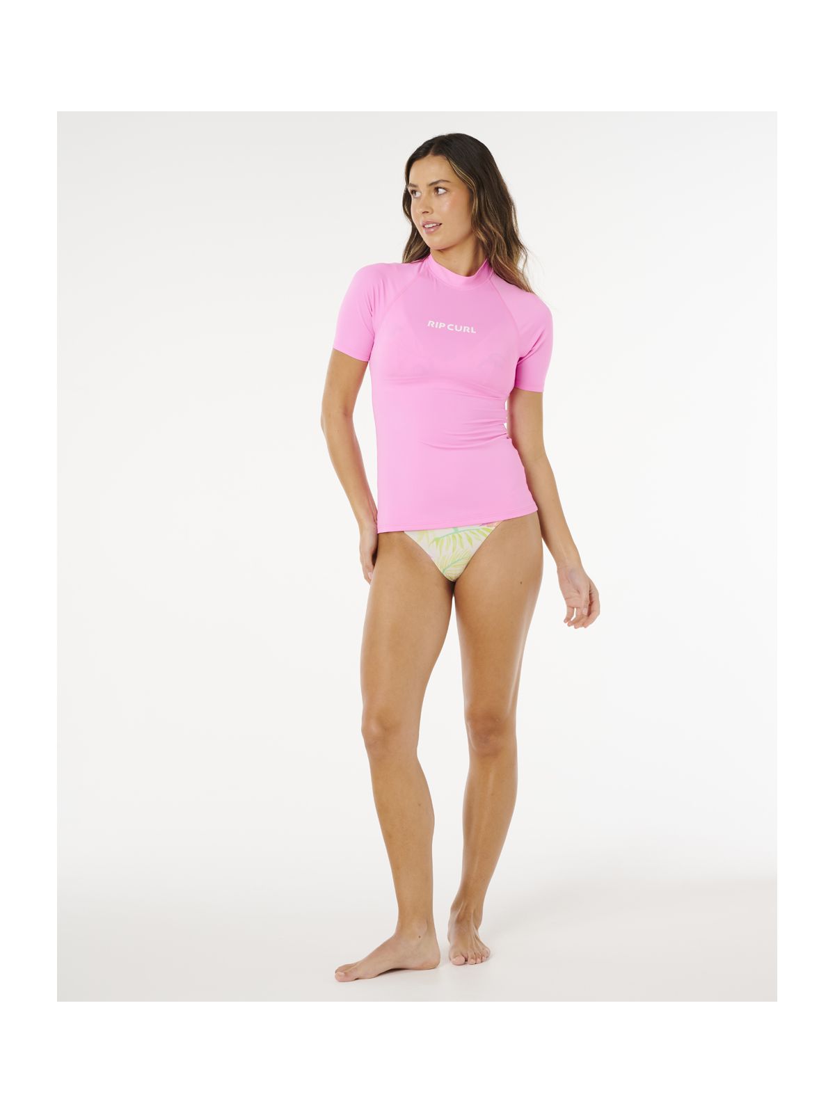 Lycra damska RIP CURL Molokai Ss Solid Upf Rashguard różowa