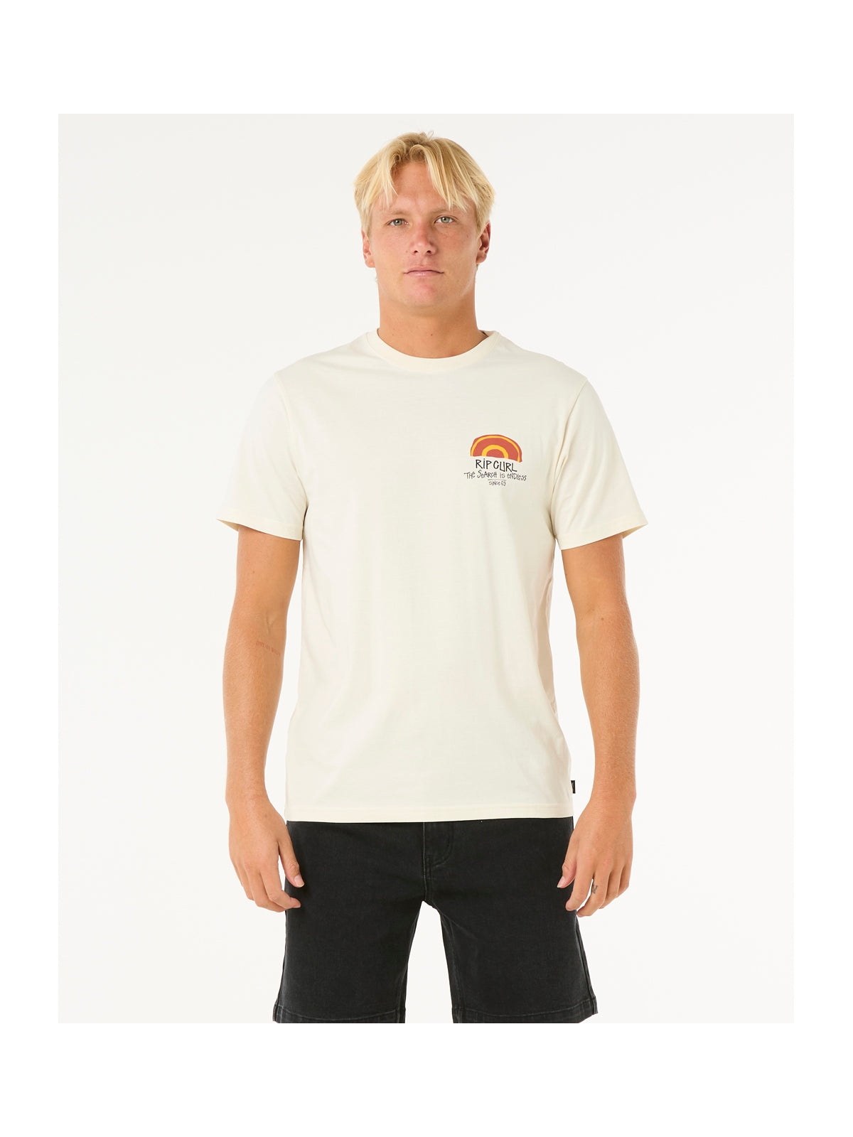 Koszulka męska RIP CURL Keep On Trucking Tee biała
