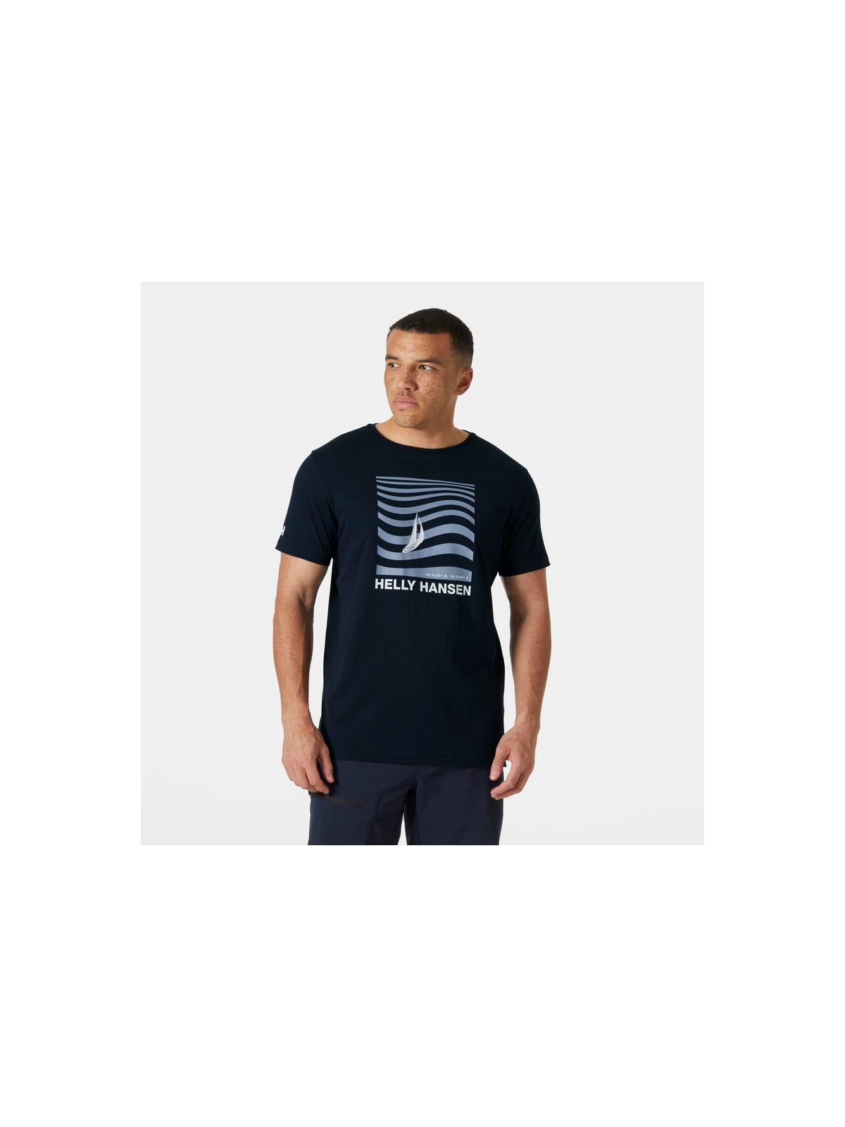 Koszulka HELLY HANSEN SHORELINE T-SHIRT 3. granatowy - Adventure Sports