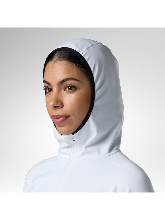 Bluza damska ROSSIGNOL W Mid Layer Thin Fz biała
