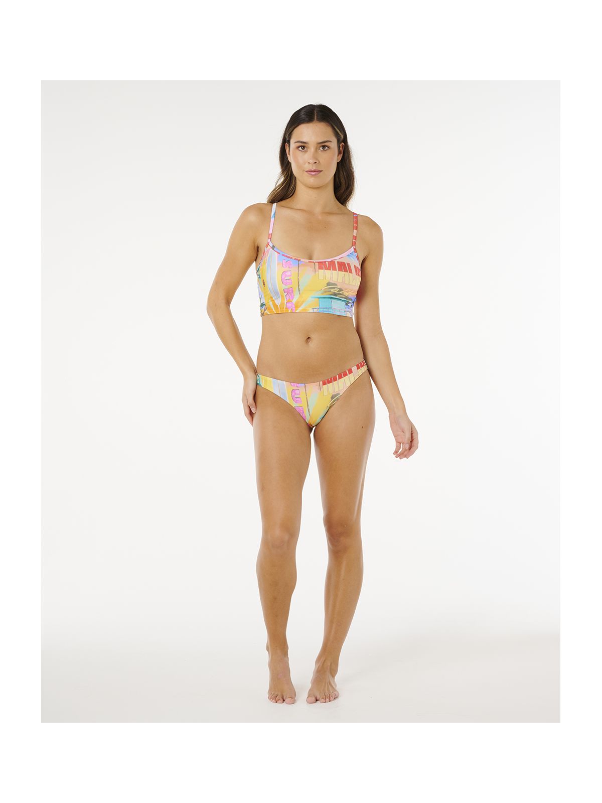 Dół od bikini damski RIP CURL Hotel Malibu Good Pant multikolor