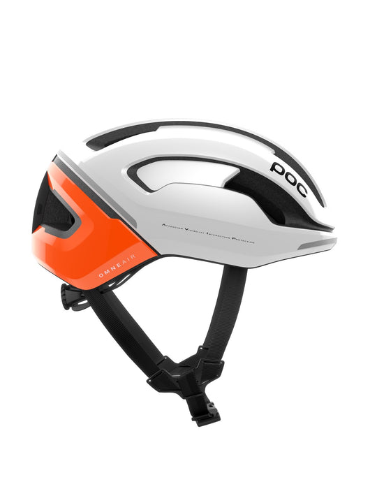 Kask rowerowy POC Omne Beacon MIPS biało pomarańczowy - Adventure Sports
