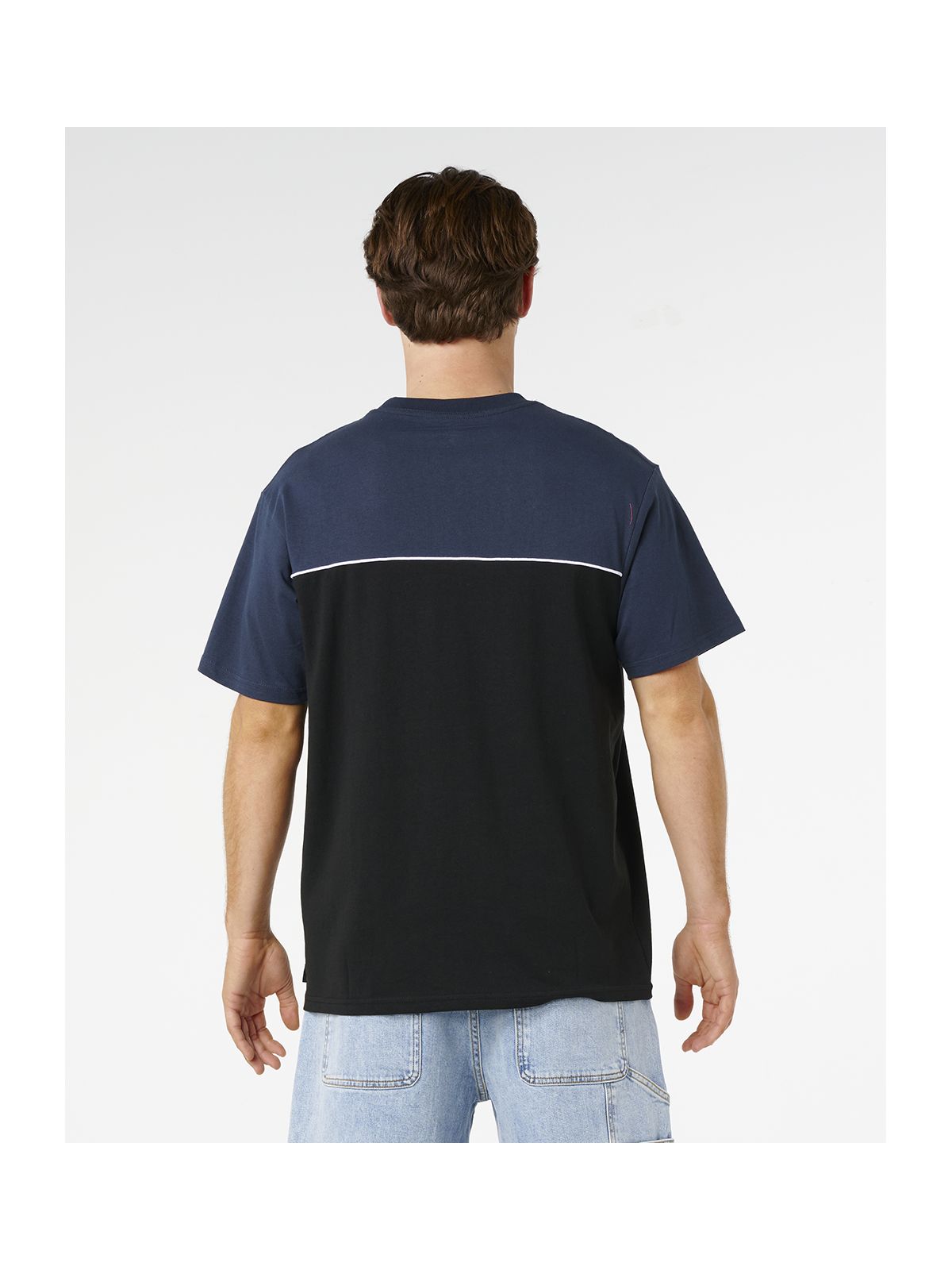 Koszulka męska RIP CURL Halfa Panel Beater Tee granatowa