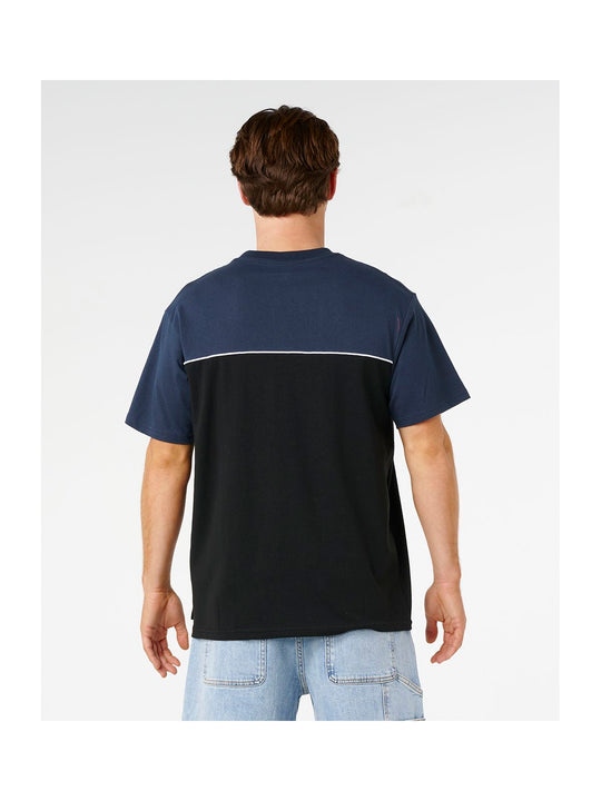 Koszulka męska RIP CURL Halfa Panel Beater Tee granatowa
