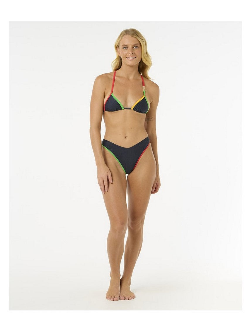 Majtki kąpielowe RIP CURL V 80 High Skimpy Leg czarne