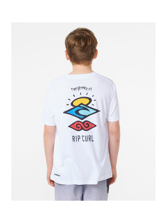 Lycra RIP CURL Icons Surflite Upf S/S Boy biały
