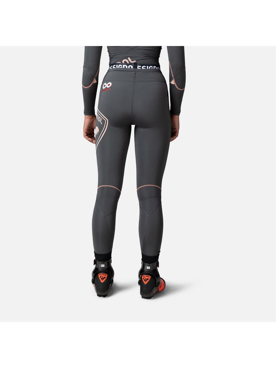 Legginsy damskie Rossignol W Infini Compression Race Tigh szary - Adventure Sports
