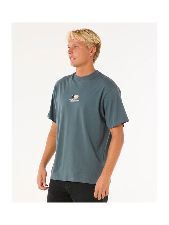 Koszulka męska RIP CURL Pill Icon Tee zielona
