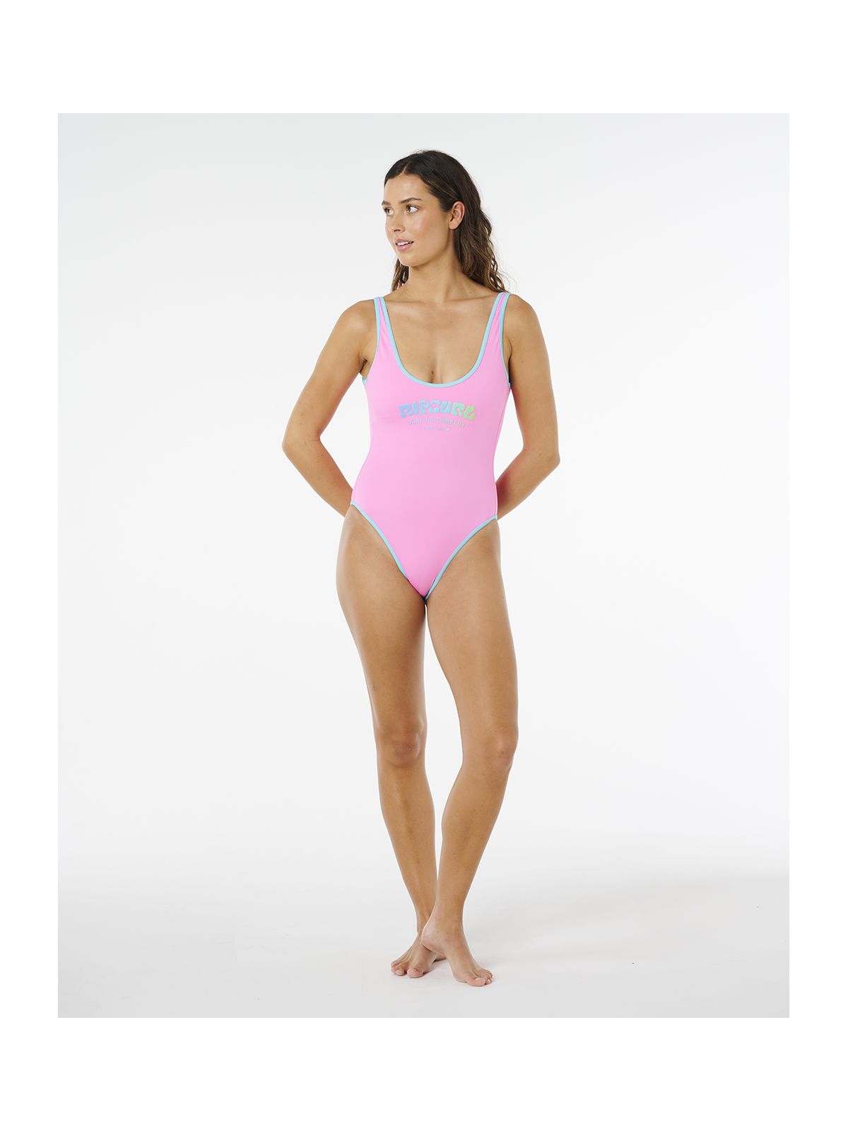 Kostium damski RIP CURL Surf Puff 1 Piece różowy