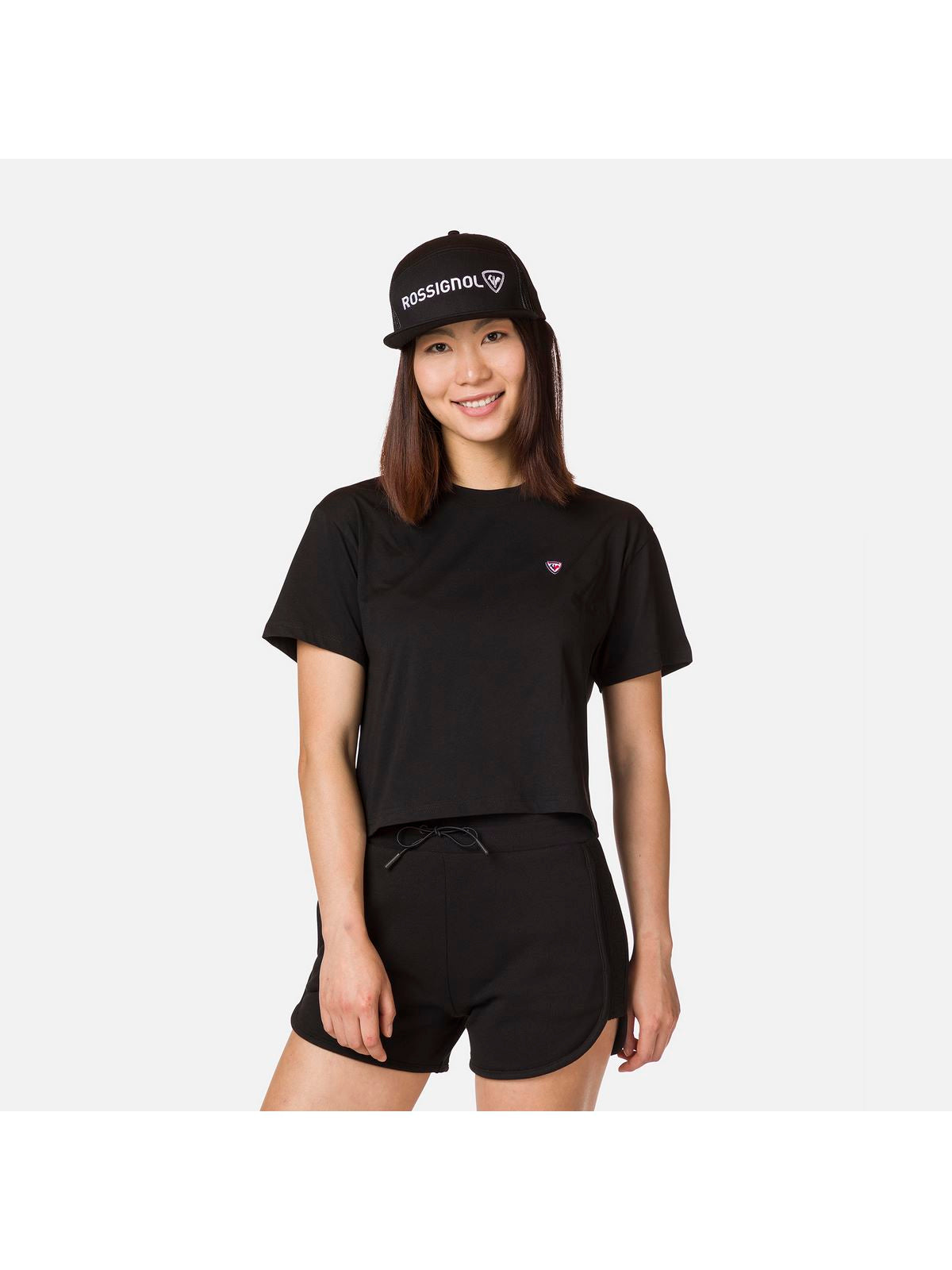 Koszulka Rossignol W Rossi Tee Crop czarny - Adventure Sports