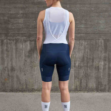 Spodenki rowerowe POC W’s PURE Bib Shorts VPDs - granatowy | biały - Adventure Sports
