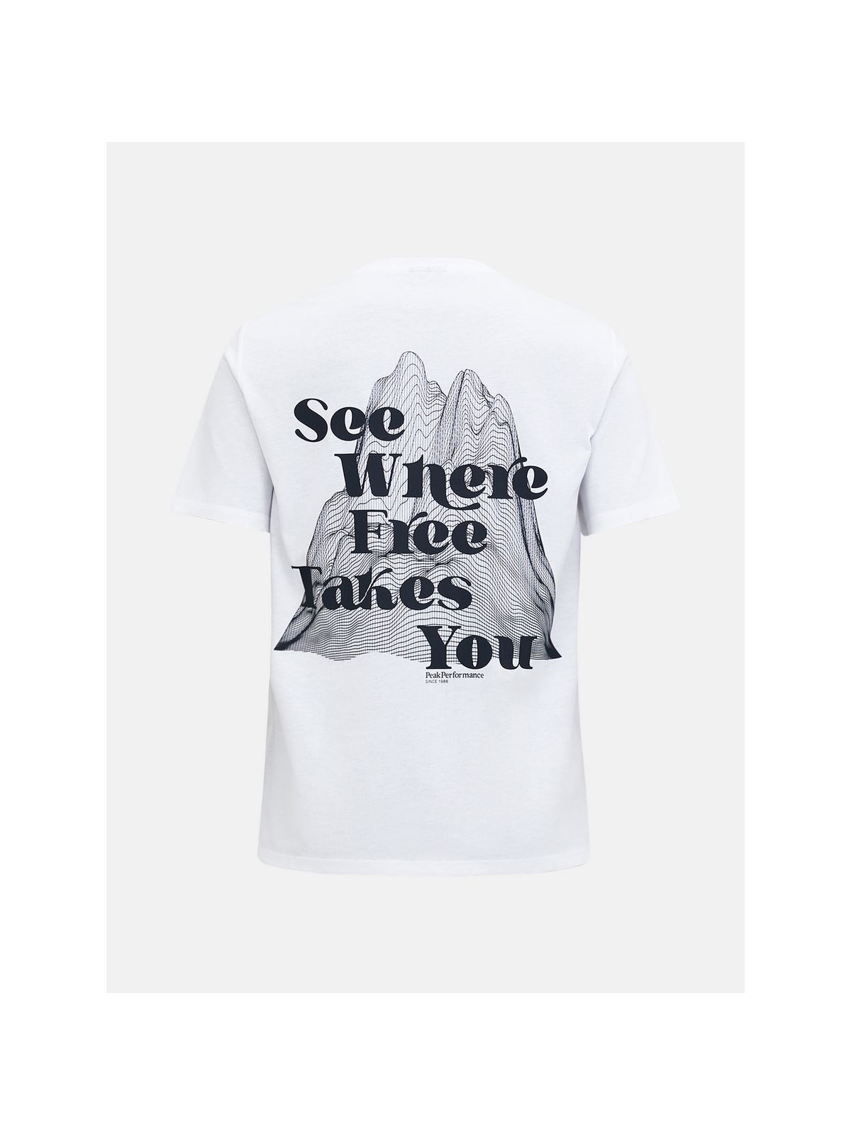 Koszulka PEAK PERFORMANCE Explore Graphic Tee Women biały