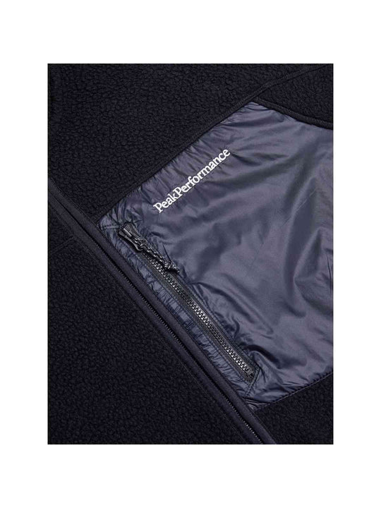 Polar Peak Performance M Pile Zip Jacket czarny - Bluza - Adventure Sports
