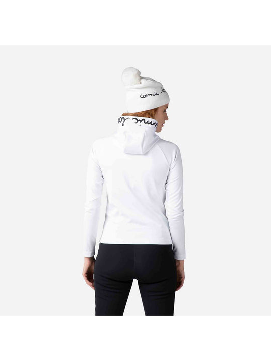 Bluza Rossignol W Climi Hoodie Jkt biały - Adventure Sports
