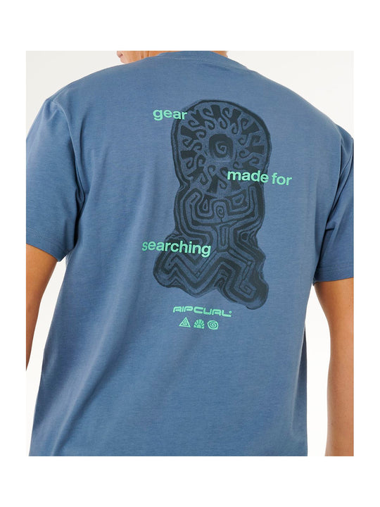 Koszulka męska RIP CURL Search Sundial Tee niebieska
